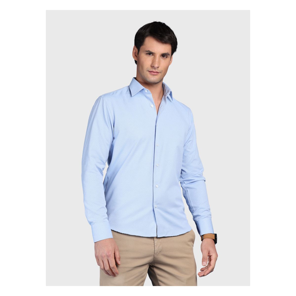 ARROW - Camisa Texturada Slim Fit Azul Arrow ARROW