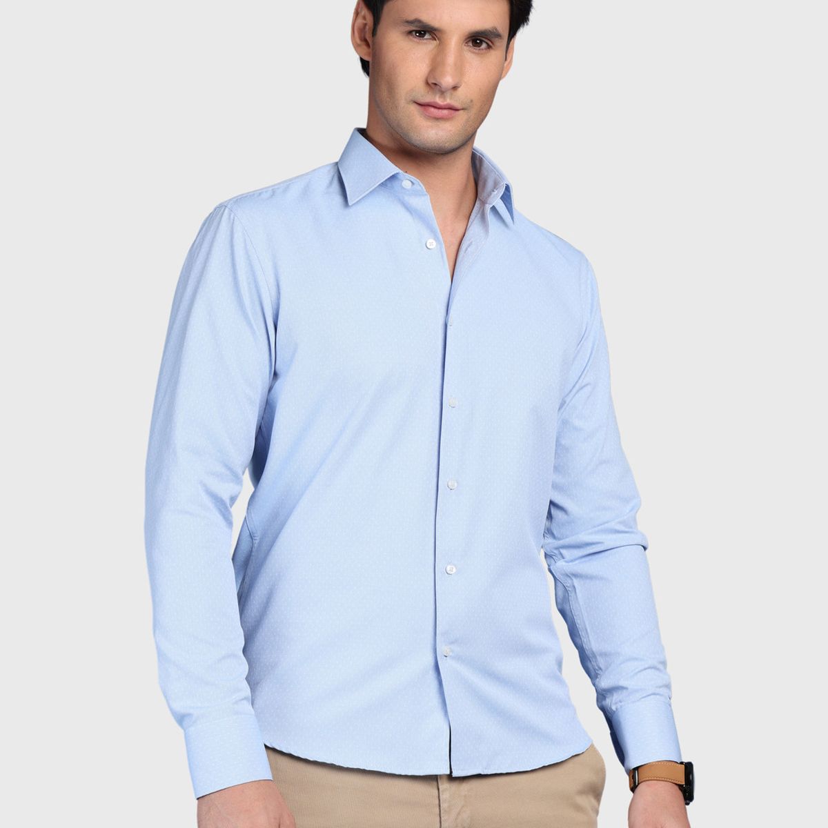 ARROW - Camisa Texturada Slim Fit Azul Arrow ARROW
