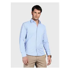 ARROW - Camisa Texturada Slim Fit Azul