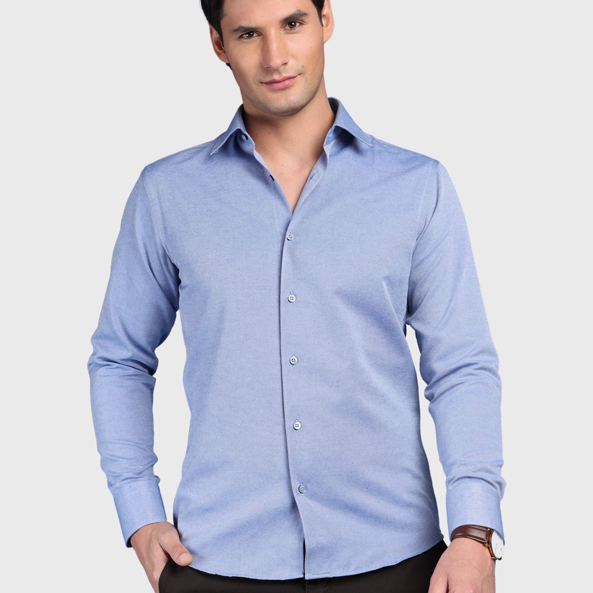 ARROW - Camisa Melange Slim Fit Azul Arrow ARROW