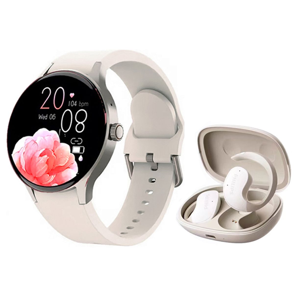 PHILIPS - Audifonos PHILIPS True Wireless Bluetooth TAT2708  y Y80 reloj inteligente