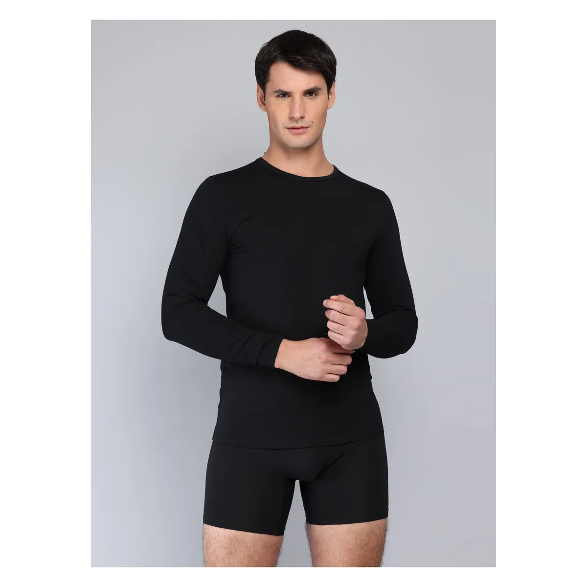 ARROW - Camiseta Primera Capa Regular Fit Negro Arrow ARROW