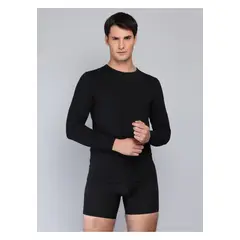 ARROW - Camiseta Primera Capa Regular Fit Negro