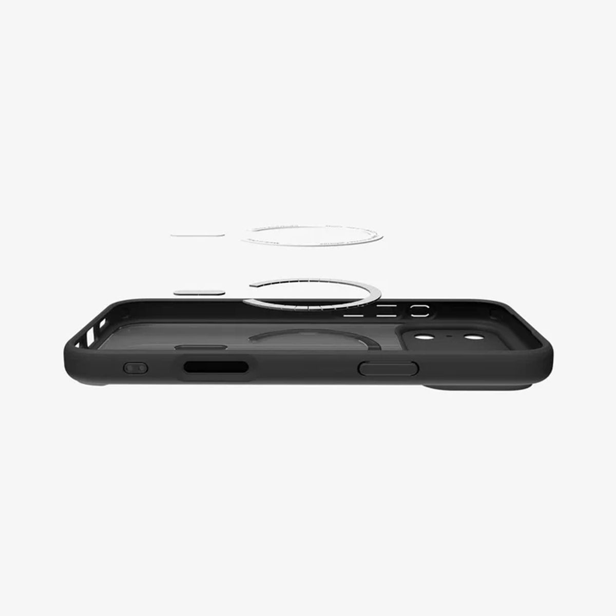SPIGEN - Carcasa iPhone 17 Pro Max -Ultra Hybrid - Frostblack Magsafe