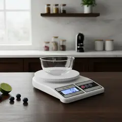 IRM - Balanza Digital De Cocina 1g A 10kg Pesa De Alimentos Y Productos Para Comercio Gramera