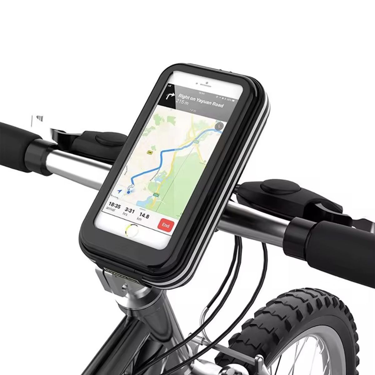GENERICO - Porta Celular Moto Impermeable Touch Soporte Bicicleta