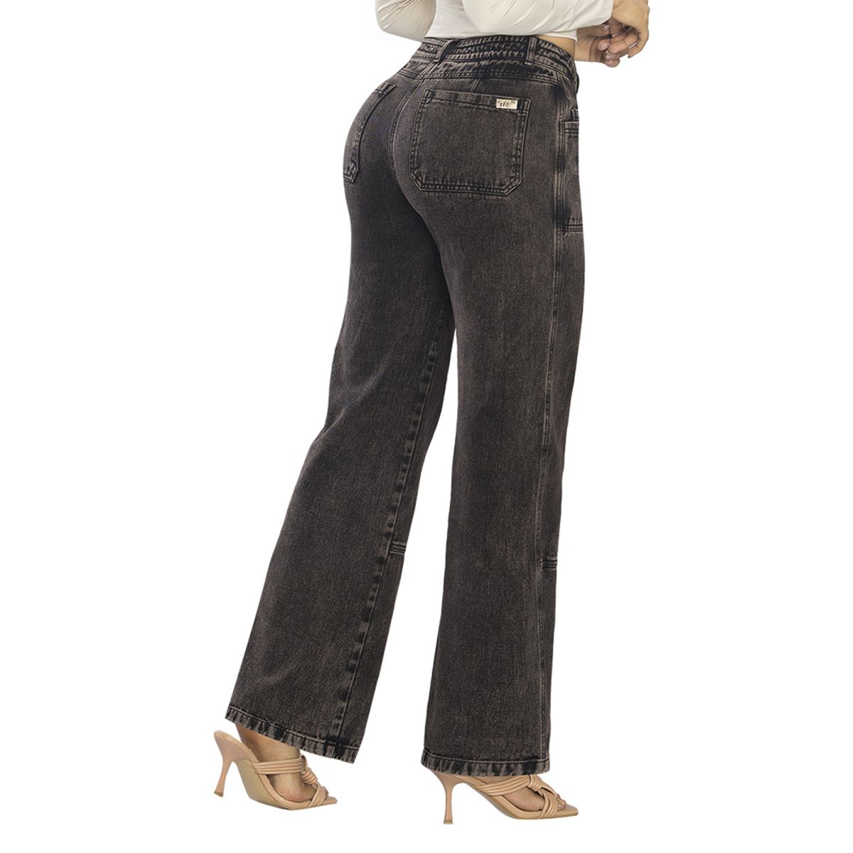 .MUJERON - Jeans Colombiano Palazzo Marianita TyT Jeans