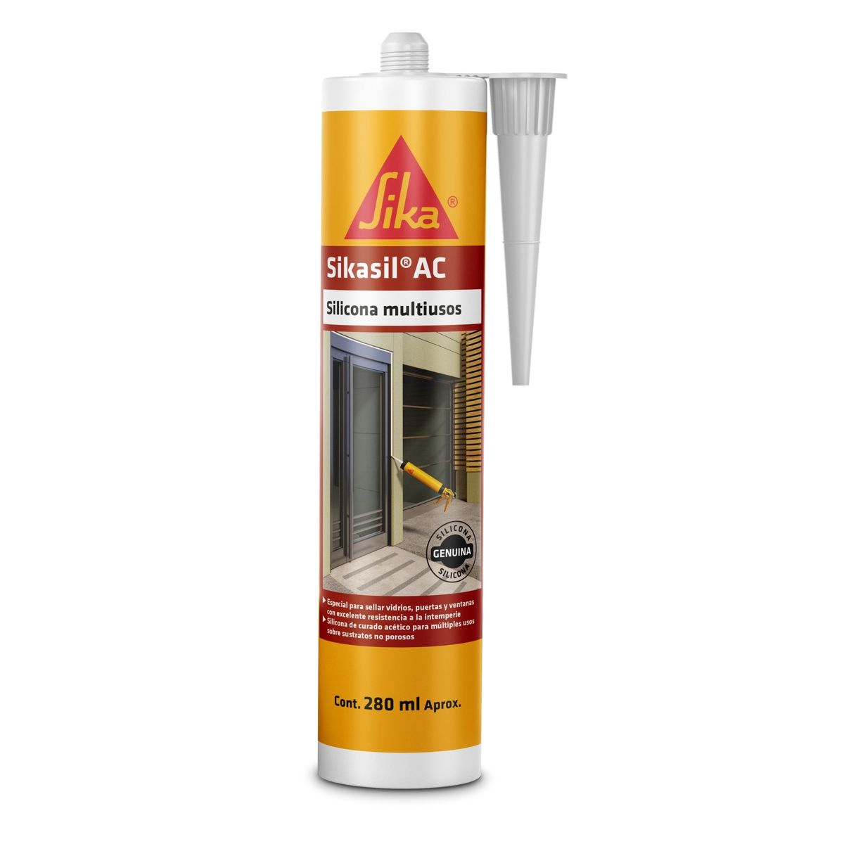 SIKA - Sikasil AC Silicona Universal Transparente 280ml