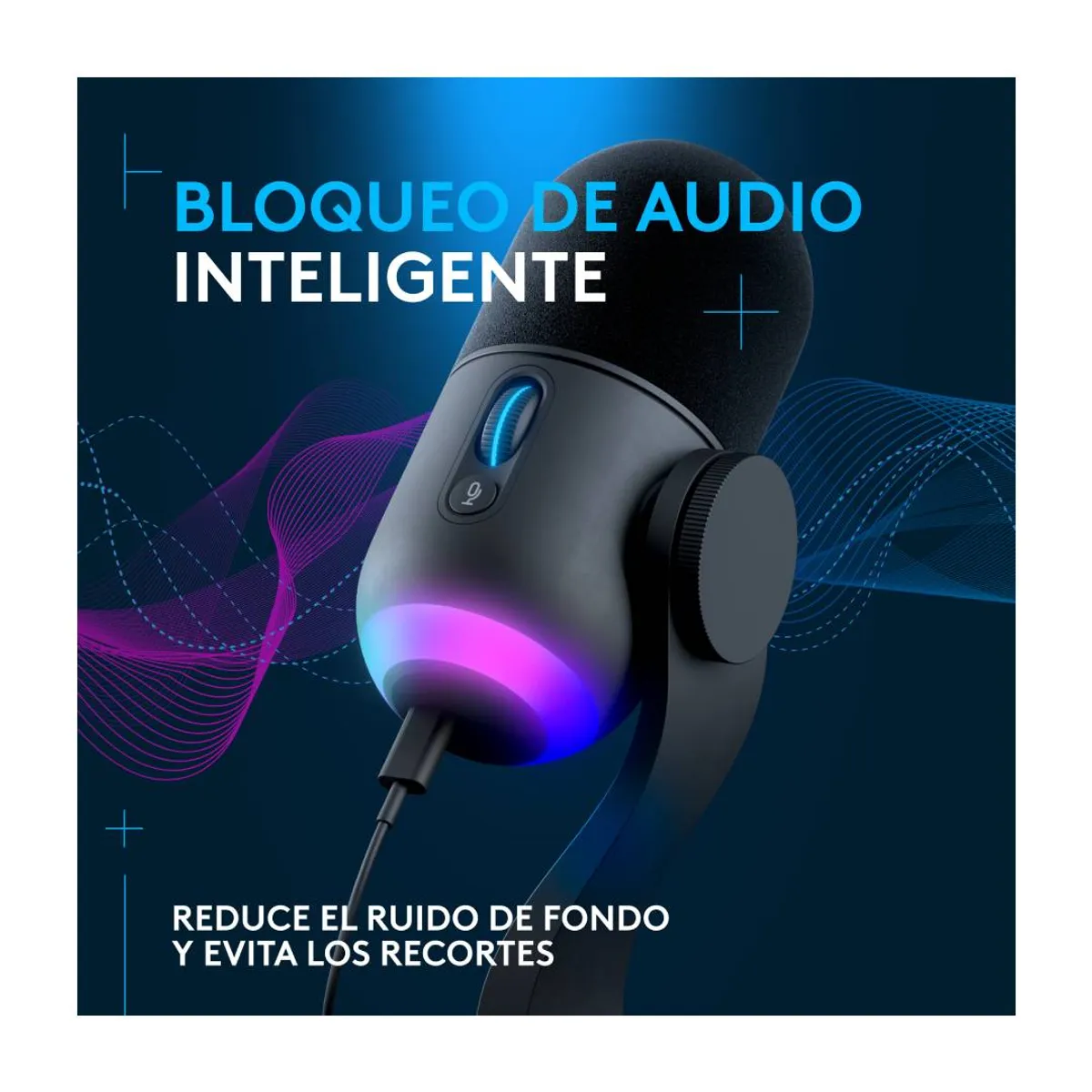 LOGITECH - Microfono Profesional Logitech Yeti GX