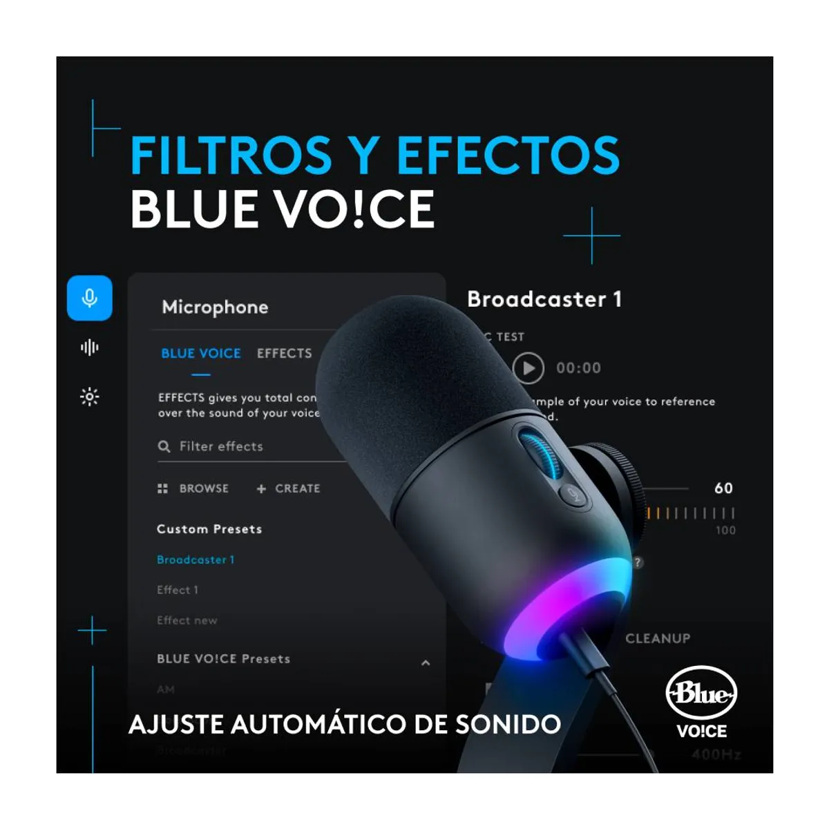 LOGITECH - Microfono Profesional Logitech Yeti GX