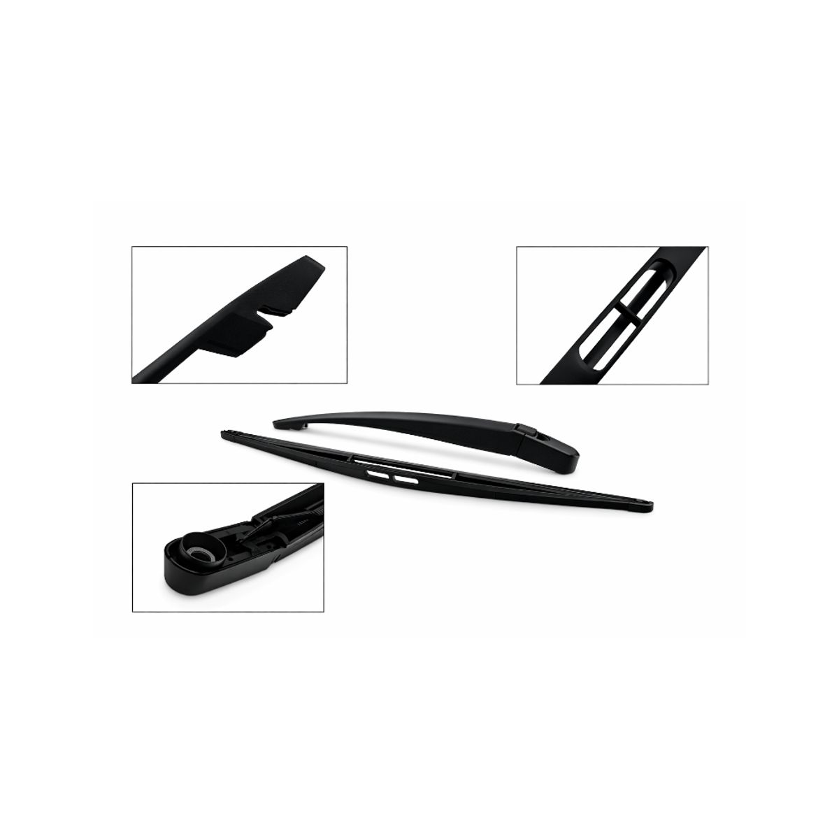 GENERICO - Kit Brazo y Plumilla Trasero 12 para Mercedes Benz Cla