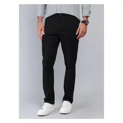 PIERO BUTTI - Pantalón Cargo Regular Fit Negro