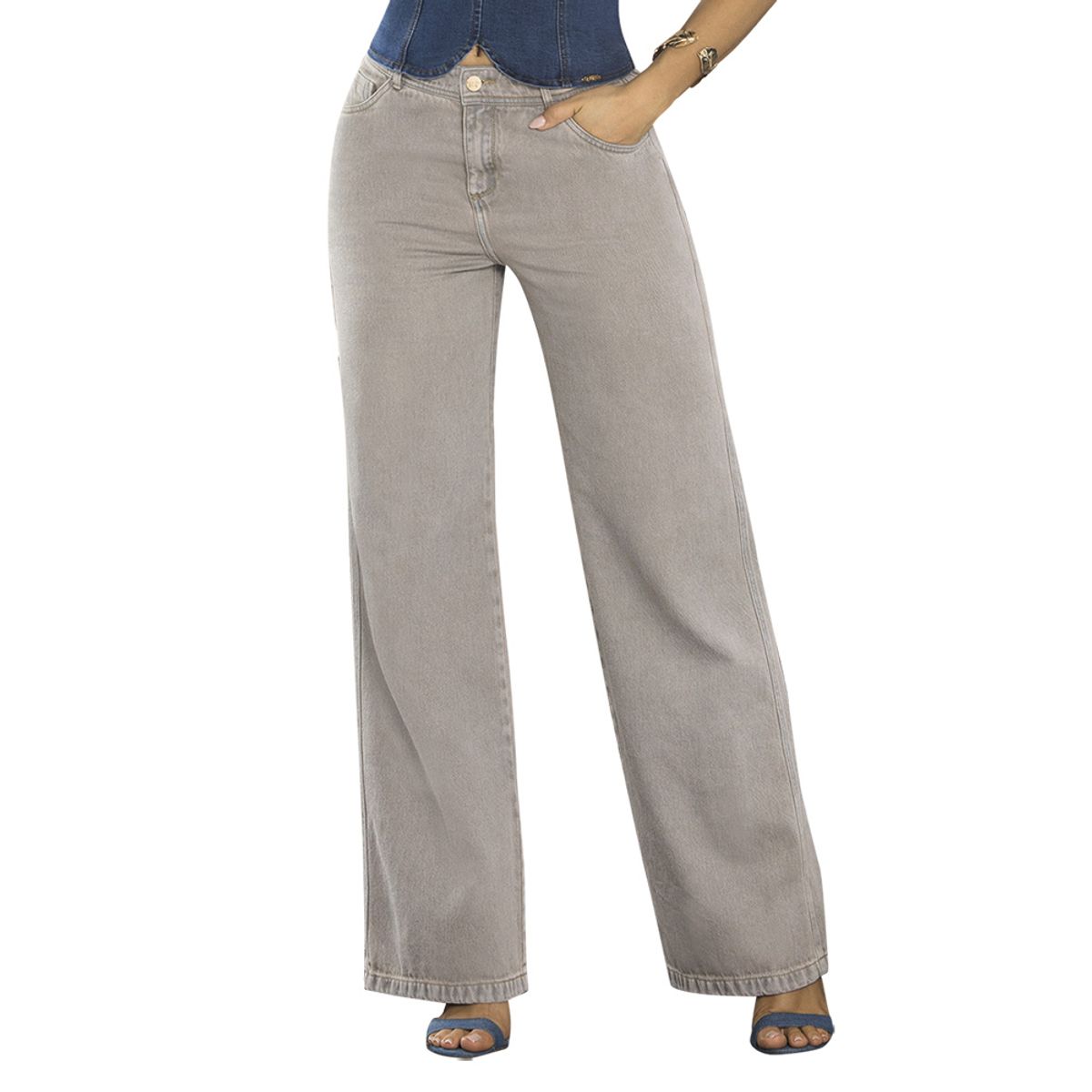 .MUJERON - Jean Colombiano Palazzo Bahamon TyT Jeans