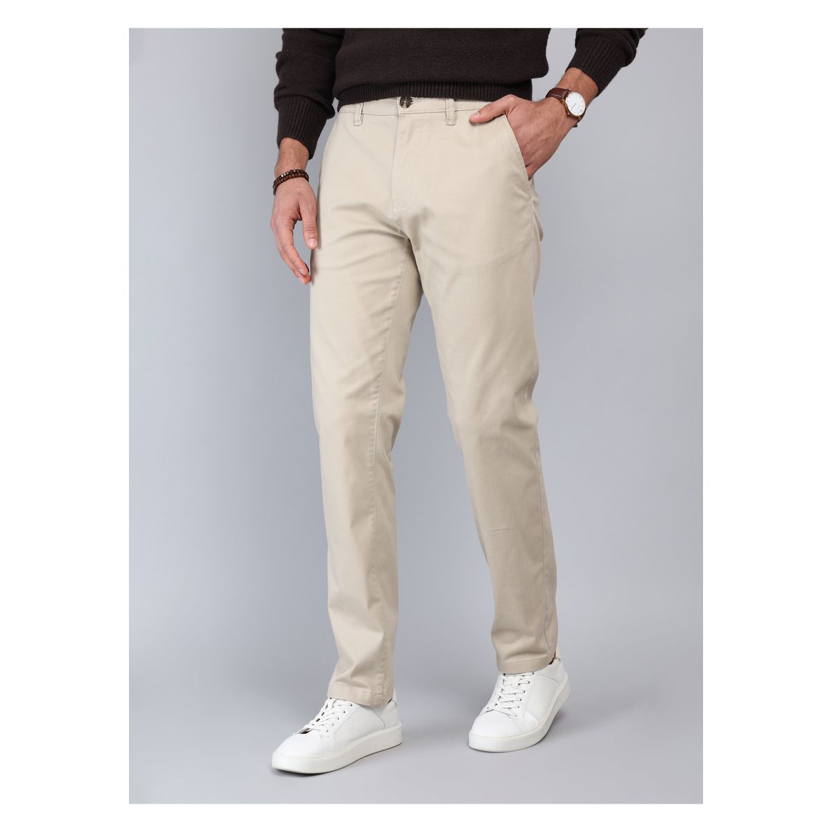 PIERO BUTTI - Pantalón Chino Spandex Regular Fit Beige Piero Butti PIERO BUTTI