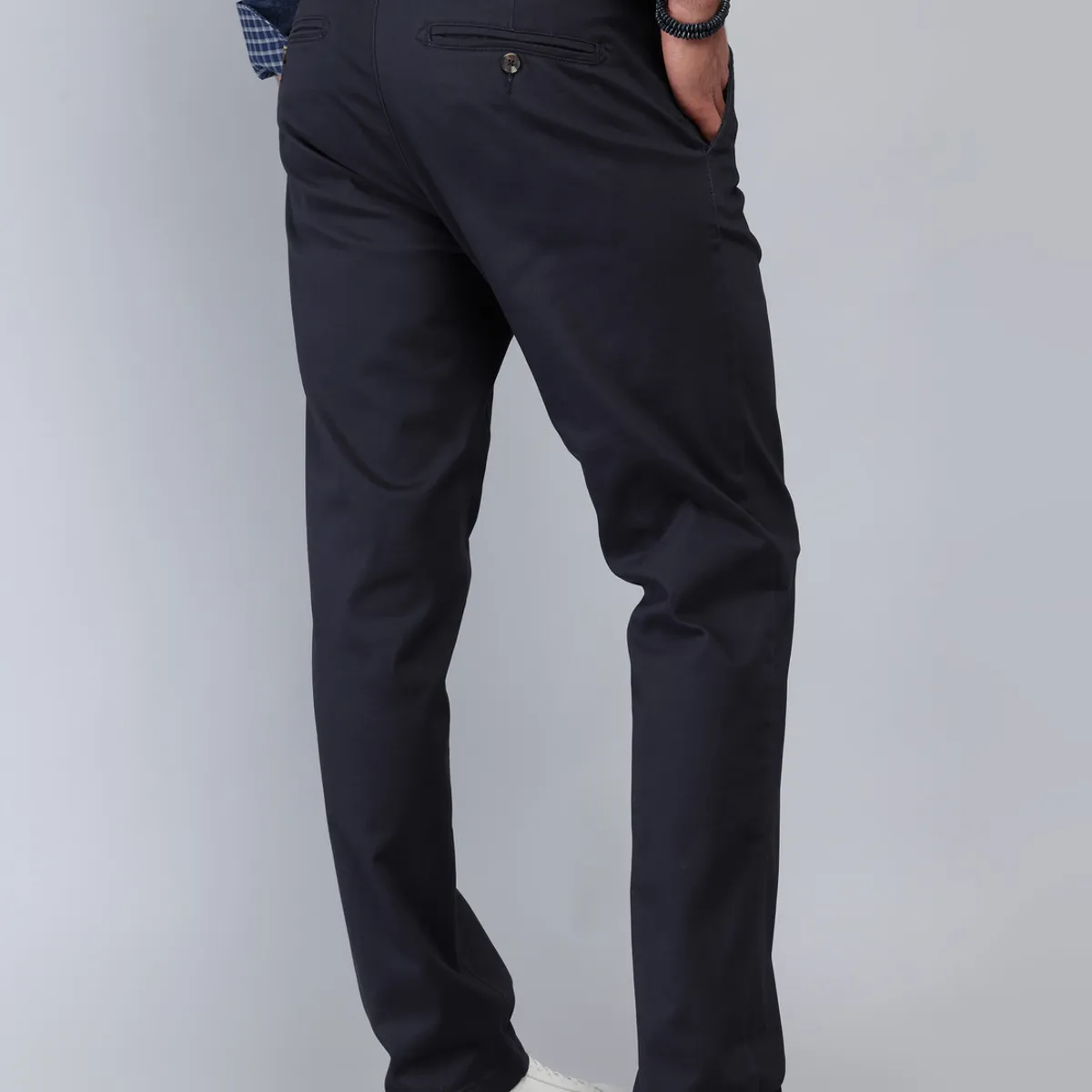 PIERO BUTTI - Pantalón Chino Spandex Regular Fit Azul Marino Piero Butti PIERO BUTTI