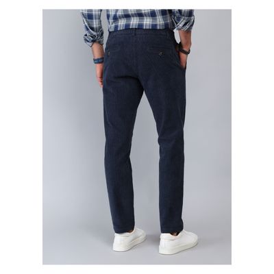 Imagen 2 del producto Pantalón Cotelé Spandex Regular Fit Azul Marino