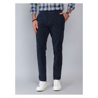 Pantalón Cotelé Spandex Regular Fit Azul Marino