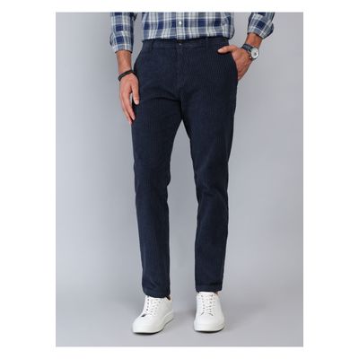 Imagen 1 del producto Pantalón Cotelé Spandex Regular Fit Azul Marino