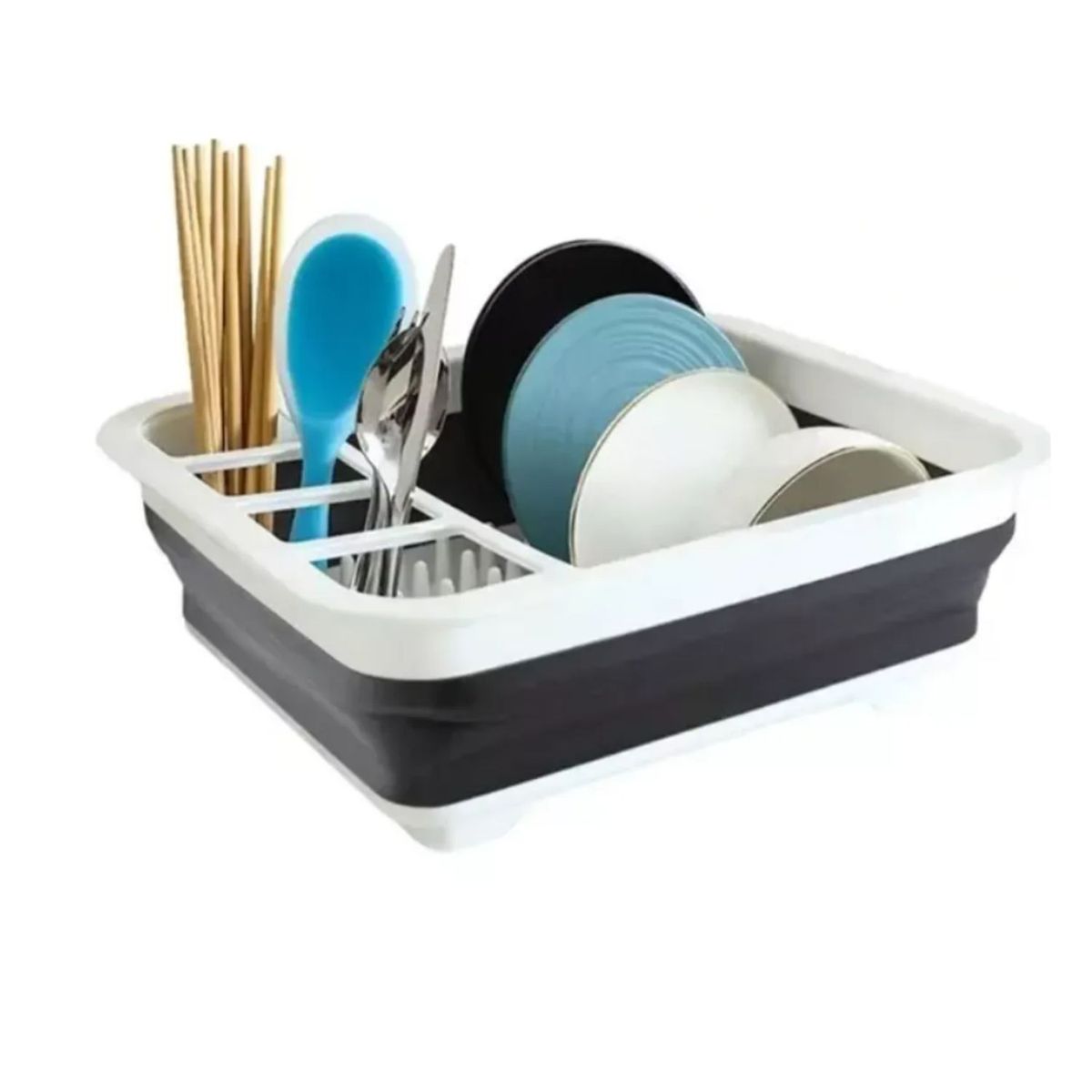 GENERICO - Estante Escurridor Seca Platos Organizador Plegable