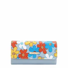 NICOLE LEE - BILLETERA FLOWER POP BABY BLUE