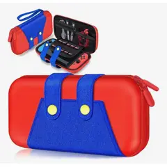 GENERICO - Bolso Estuche Protector Nintendo Switch Alta Resistencia Rojo