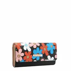 NICOLE LEE - BILLETERA FLOWER POP BABY BLUE