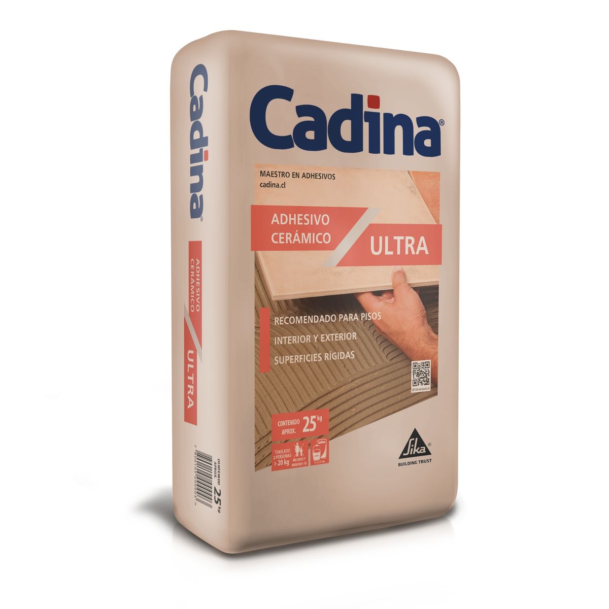 Cadina Adhesivo En Polvo Ultra 25kg, marca CADINA - Foto Principal