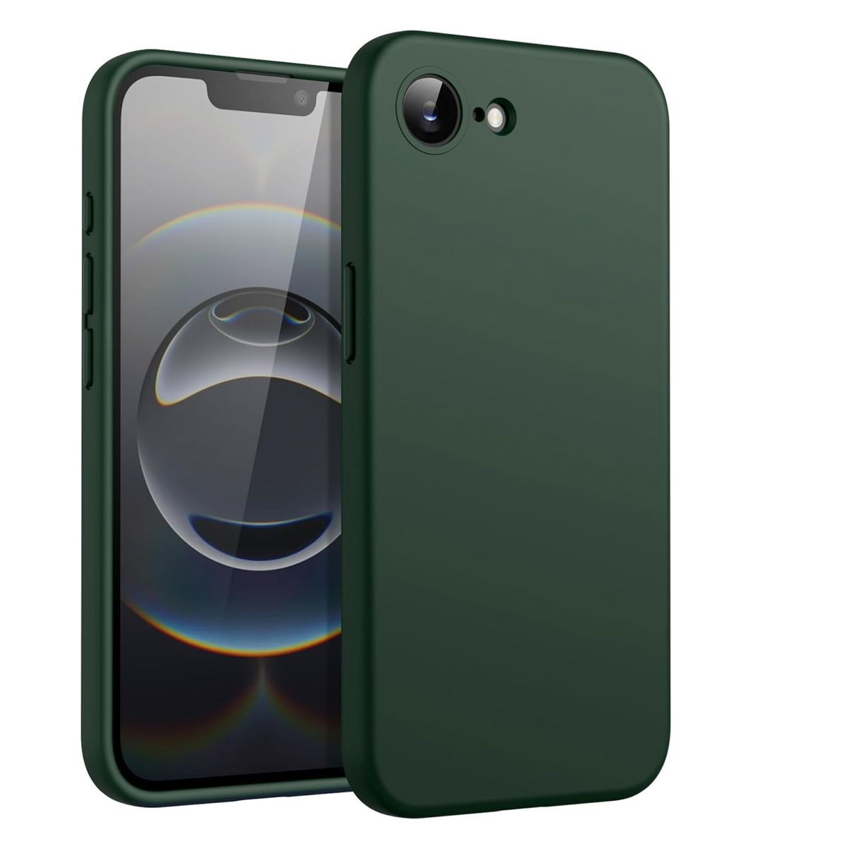 GENERICO - Carcasa Antigolpes Compatible Con iPhone 17e Goma Verde