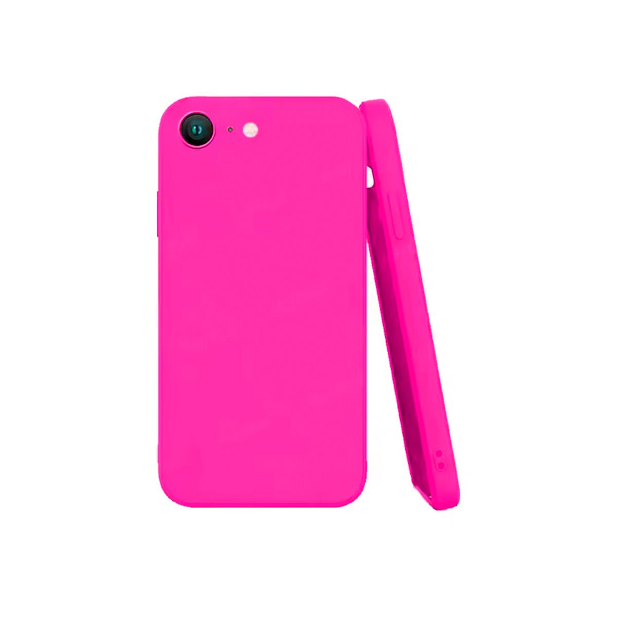 GENERICO - Carcasa Antigolpes Compatible Con iPhone 17e Goma Fucsia