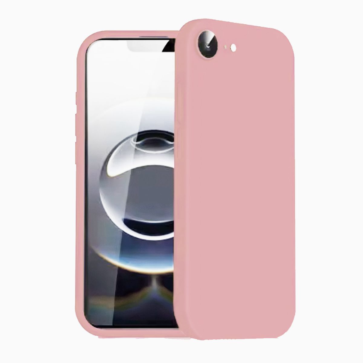 GENERICO - Carcasa Antigolpes Compatible Con iPhone 17e Goma Rosado