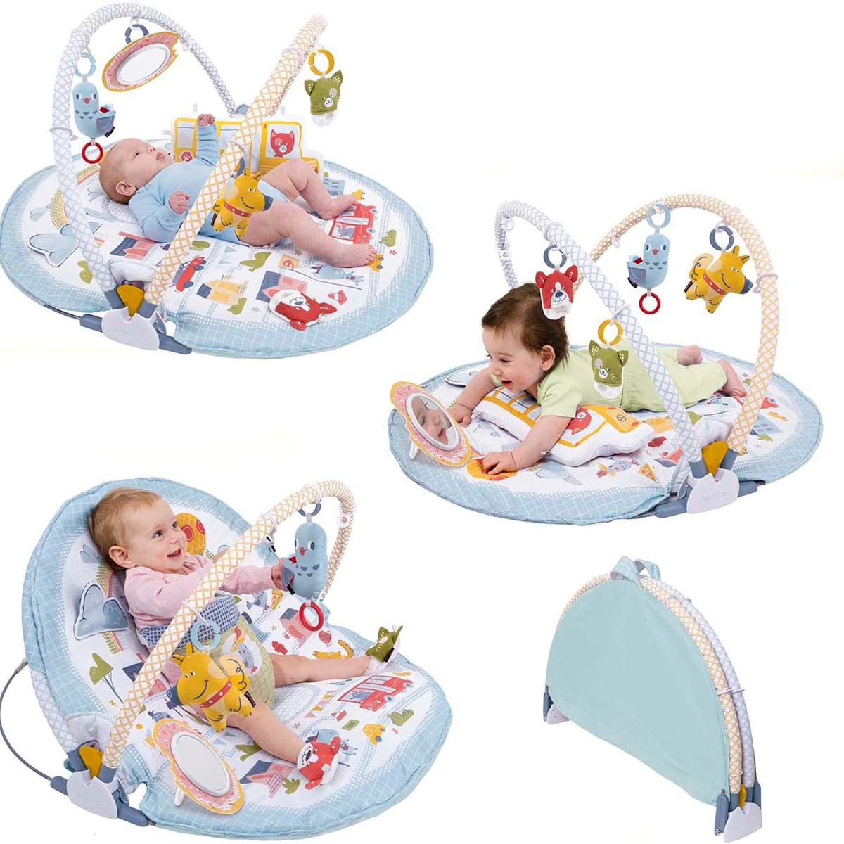 YOOKIDOO - Gimnasio Interactivo Bebés Urban Gymotion Lay to Sit-Up Play Yookidoo