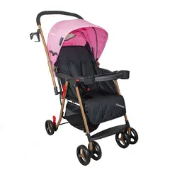 BEBESIT - Coche Paseo Twister Gold Rosado