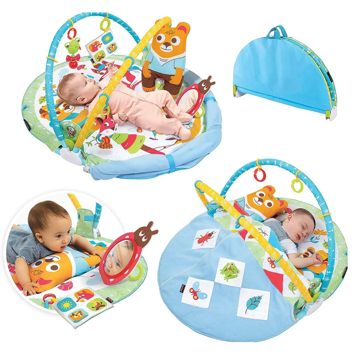 YOOKIDOO - Gimnasio Interactivo Bebés Gymotion Play 'N' Nap Yookidoo