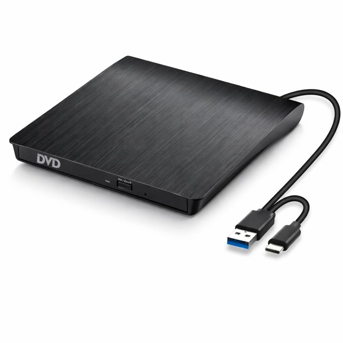 GENERICO - Grabadora Externa DVD CD USB Y C  3.0 para Computador