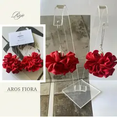 GENERICO - Aros de Flor en Tela Fiora