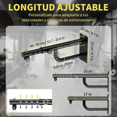 QUICKY - Estirable Soporte Saco Boxeo Ejercicio Colgante Pared 150kg
