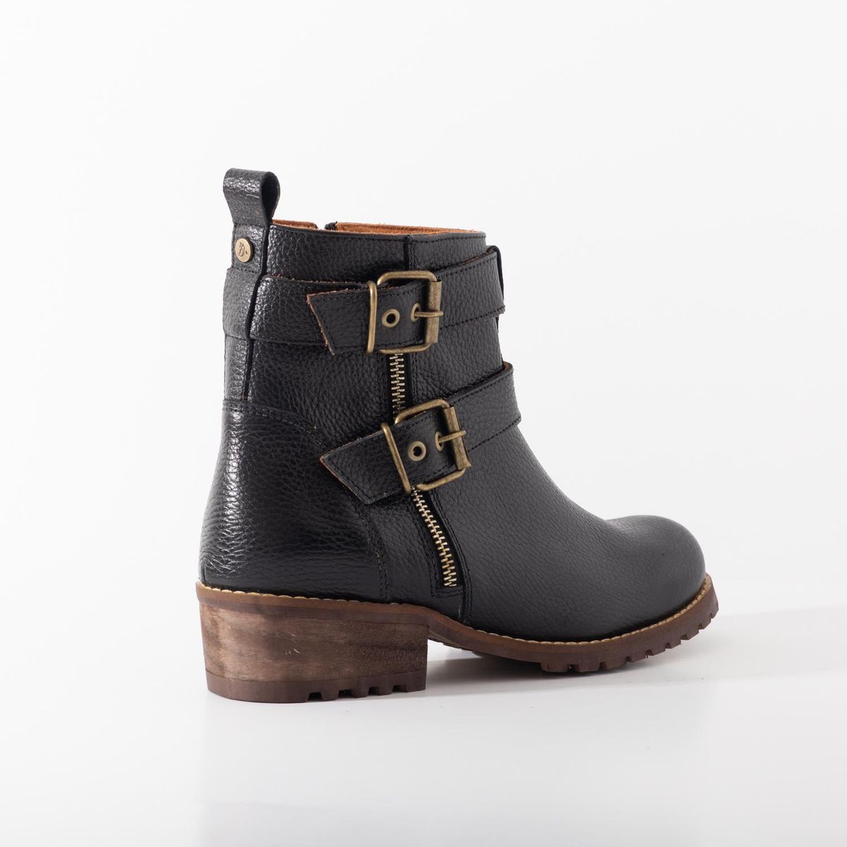 GIANI DAFIRENZE - Botin Cuero Mujer Sally Negro