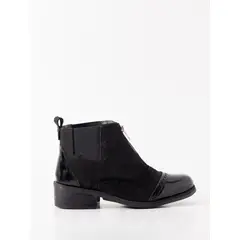 GIANI DAFIRENZE - Botin Cuero Mujer Diana Negro