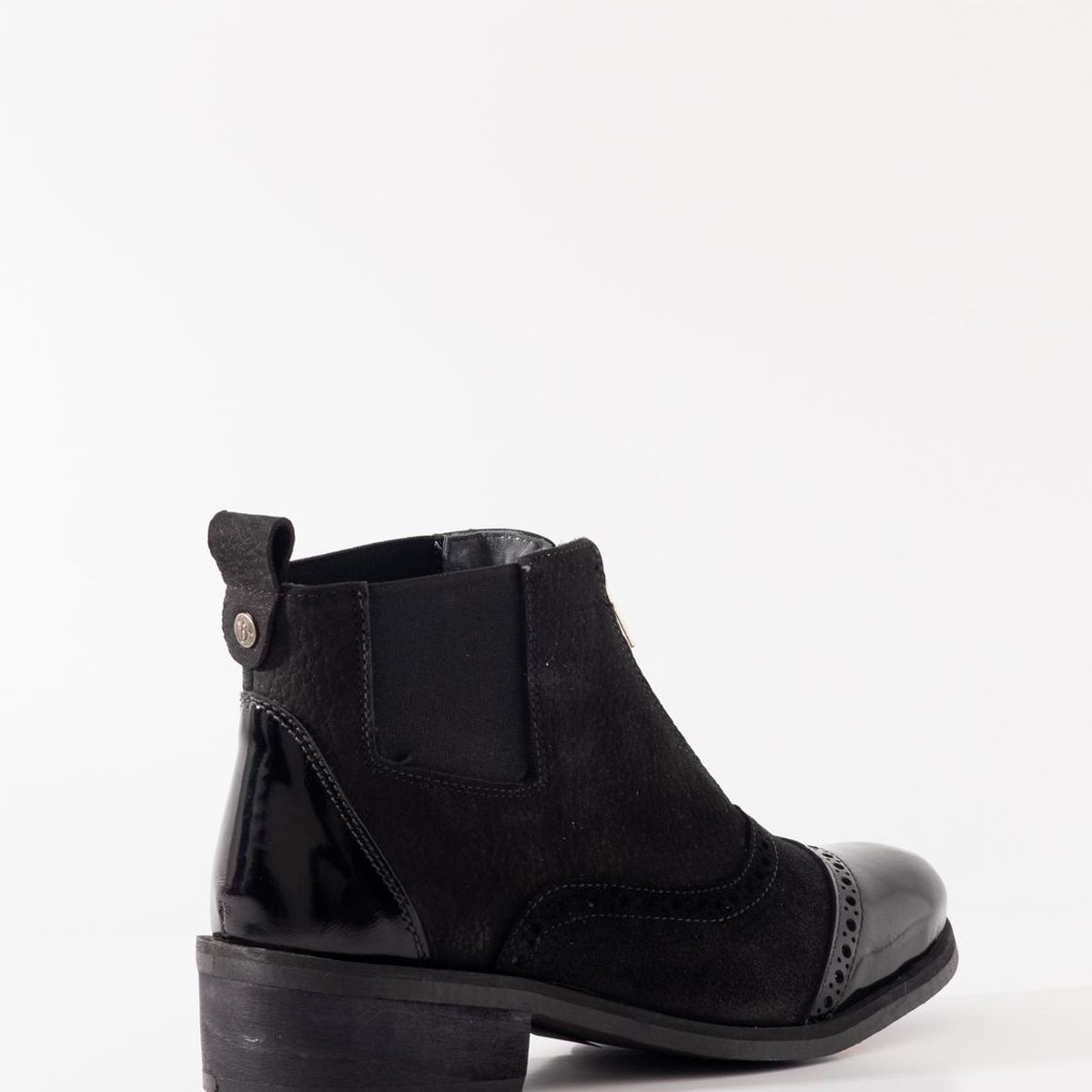 GIANI DAFIRENZE - Botin Cuero Mujer Diana Negro