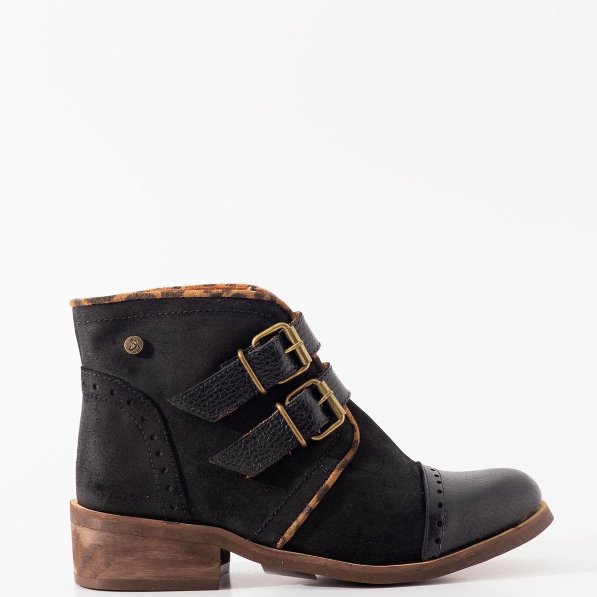 GIANI DAFIRENZE - Botin Cuero Mujer Judy Negro