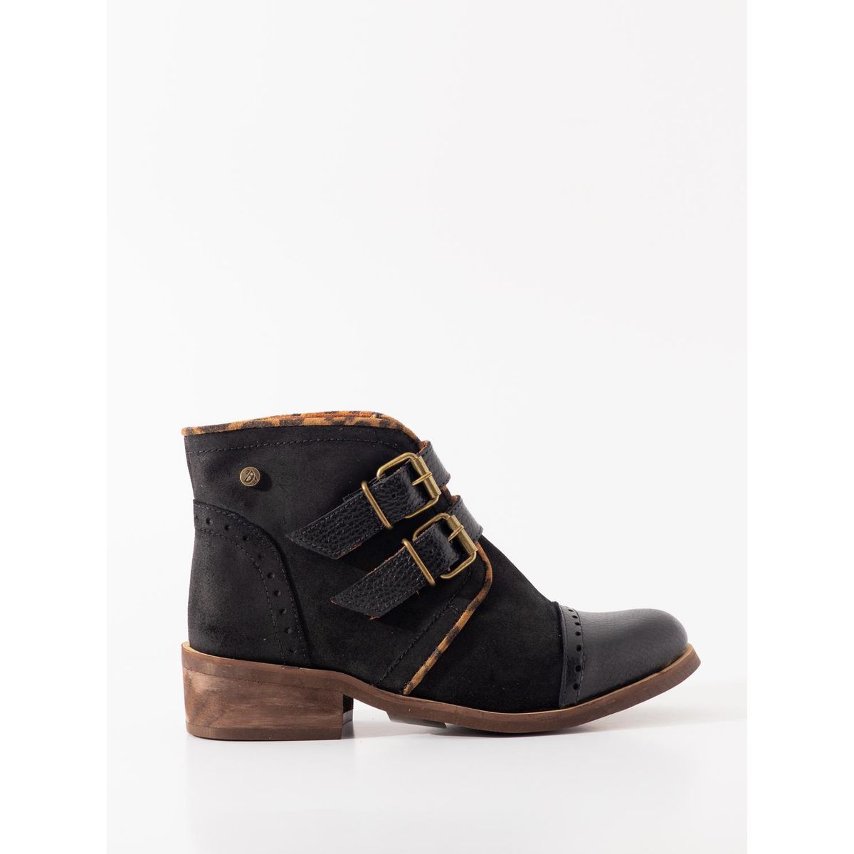 GIANI DAFIRENZE - Botin Cuero Mujer Judy Negro