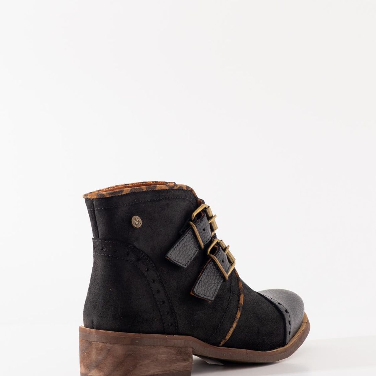 GIANI DAFIRENZE - Botin Cuero Mujer Judy Negro