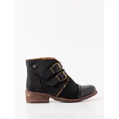 GIANI DAFIRENZE - Botin Cuero Mujer Judy Negro