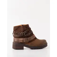 GIANI DAFIRENZE - Botin Cuero Mujer Queltehue Cafe