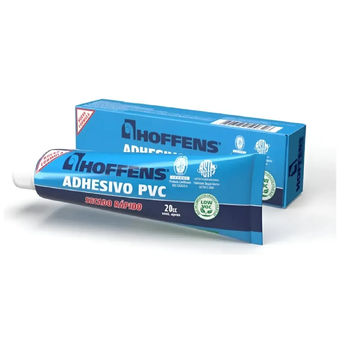 HOFFENS - Adhesivo Pvc Hoffens Pomo 20cc Secado Rapido Soldadura Frio