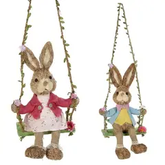 GENERICO - Conejo de pascua 35 Cm en Columbio Pareja 35 Cm