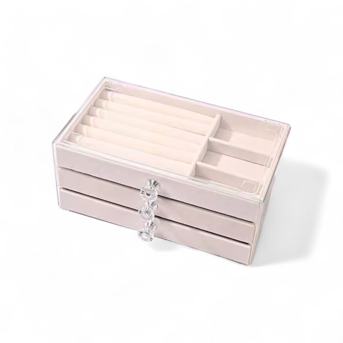 GENERICO - Joyero Organizador Portátil con Cajones  Caja para Joyas