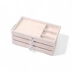 GENERICO - Joyero Organizador Portátil con Cajones Caja para Joyas