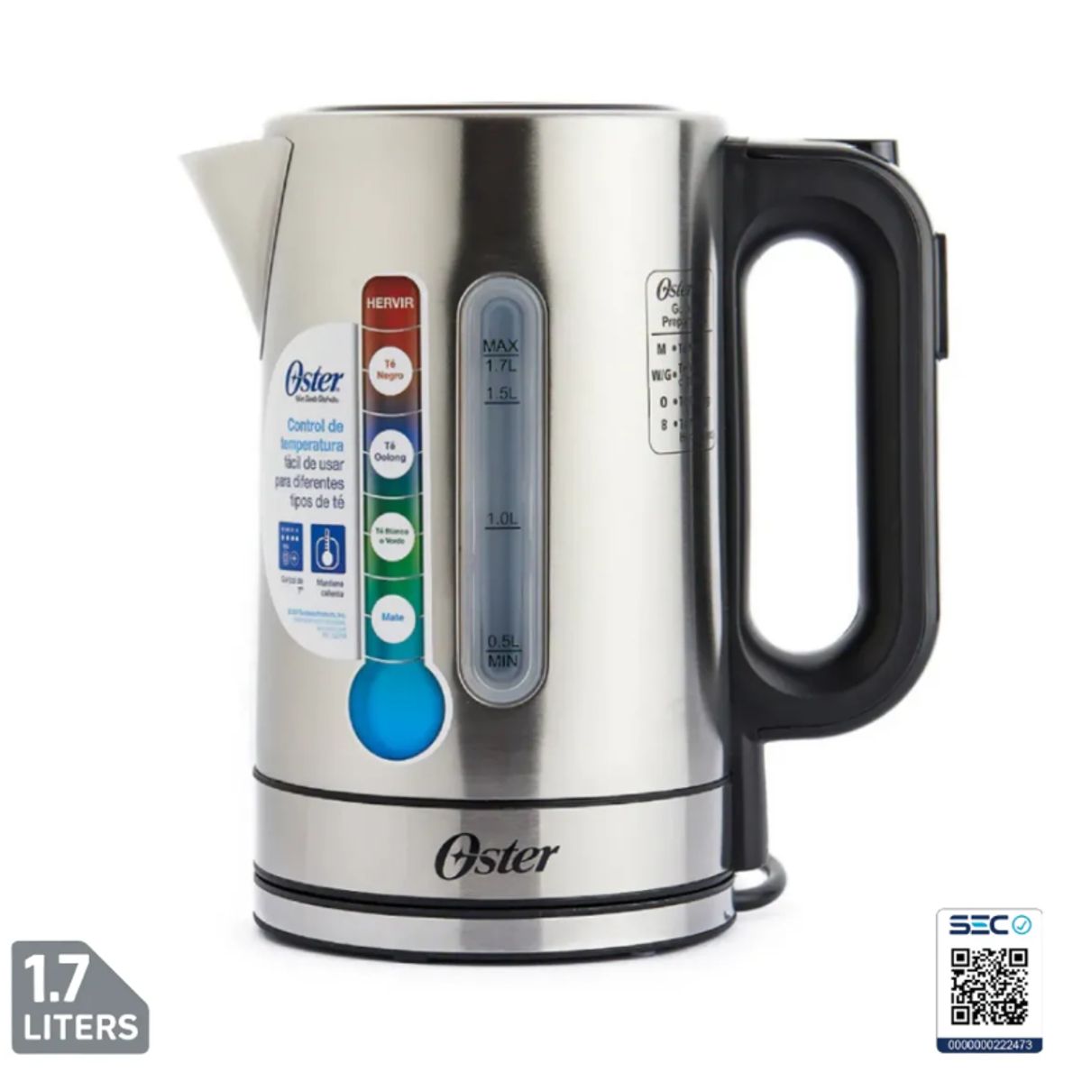 OSTER - Hervidor Eléctrico Oster 8970 Inoxidable Color Acero Inoxidable