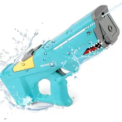 WATER TOYS - Pistola de Agua Eléctrica Tiburón 600cc Recargable